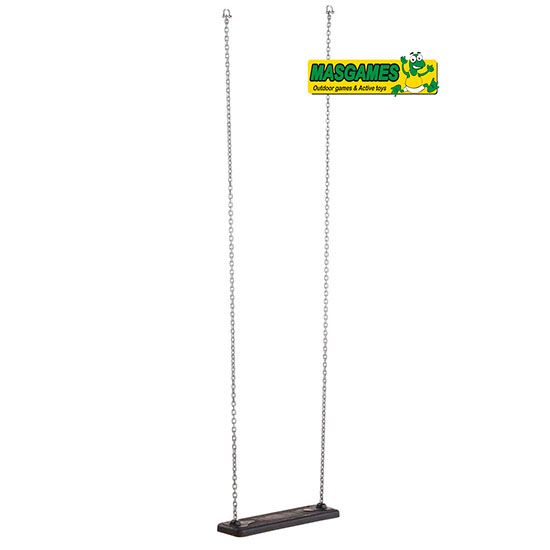 Asiento de caucho con cadenas BASIC - vista completa