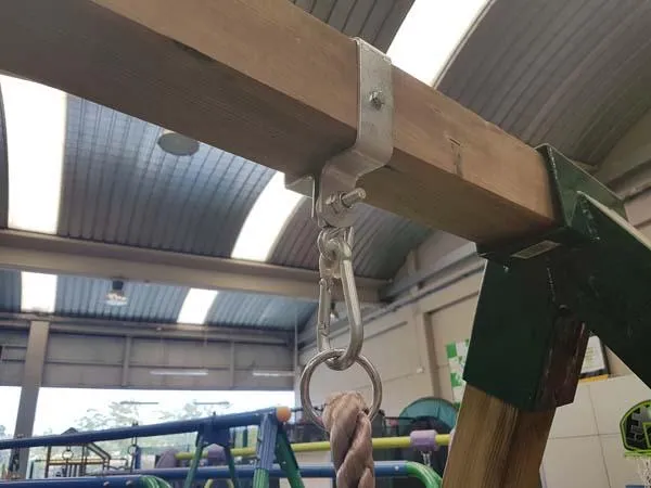 Gancho columpio Cuadrado - en uso