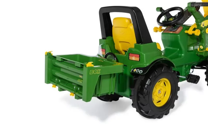 Caja de transporte rollyBox para vehiculos tractores pedales