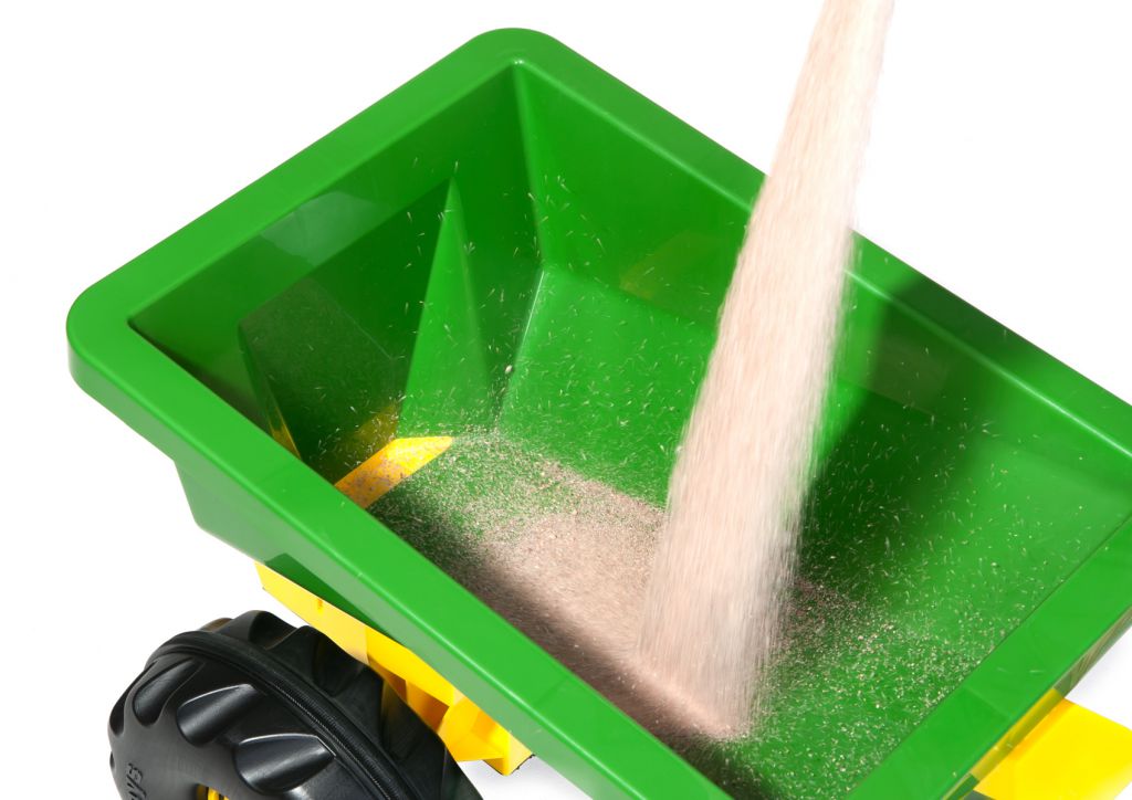 REMOLQUE STREUMAX DISPENSADOR DE ARENA JOHN DEERE - LLENADO