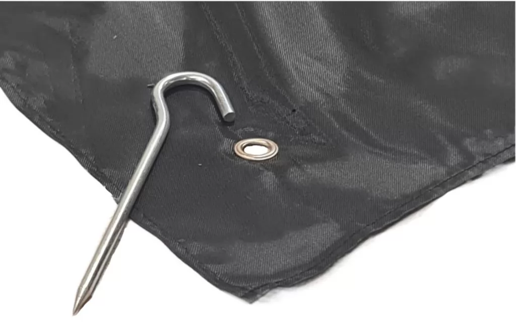 Tablero de lona para piezas de ajedrez de jardín - zoom piqueta