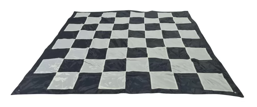 pack tablero lona y piezas ajedrez gigante - tablero