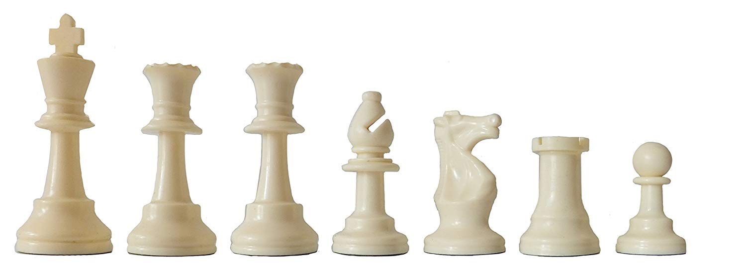 piezas blancas de ajedrez