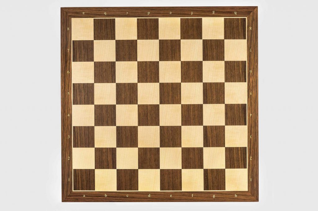 Tablero de Ajedrez Nogal 50 x 45 con Coordenadas