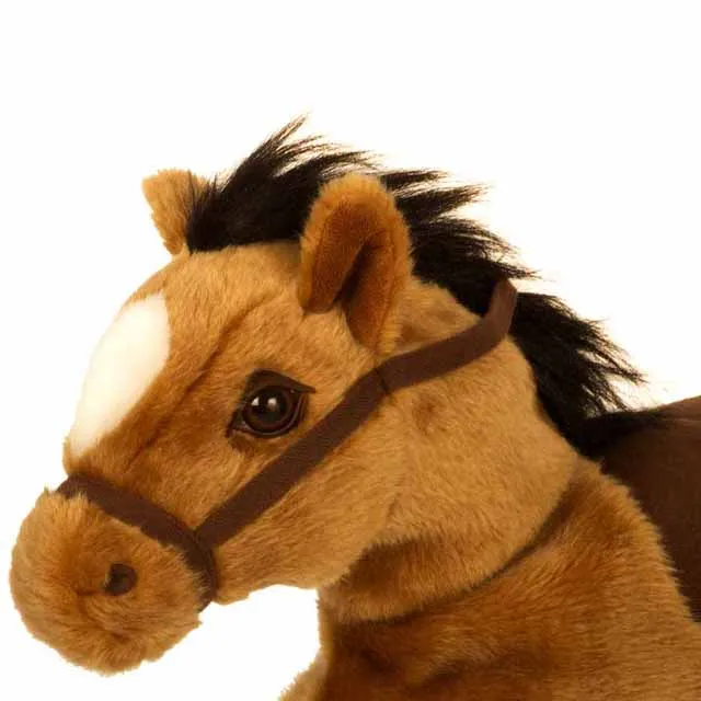 Baby Horse Marrón - zoom cabeza