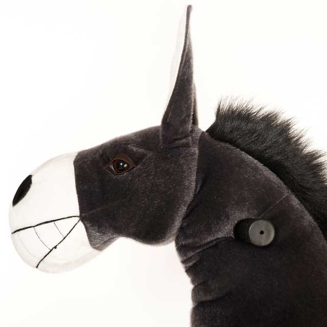 Burro Dundy Grande Profesional - zoom cabeza lateral