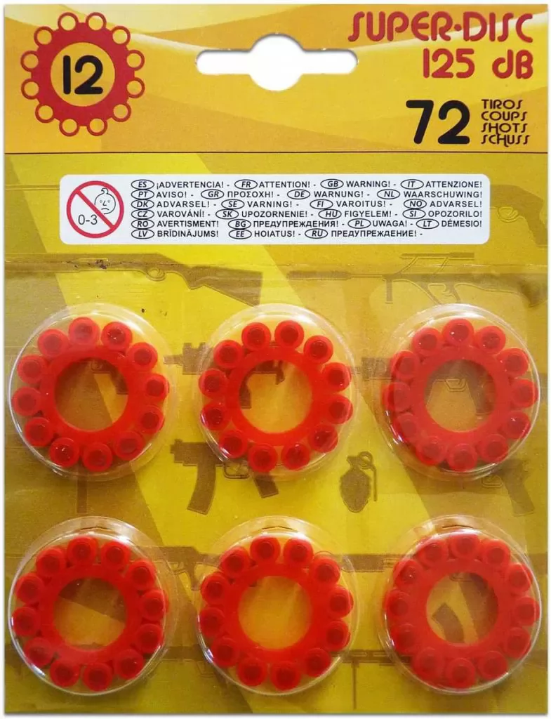 Blister fulminantes 12 tiros