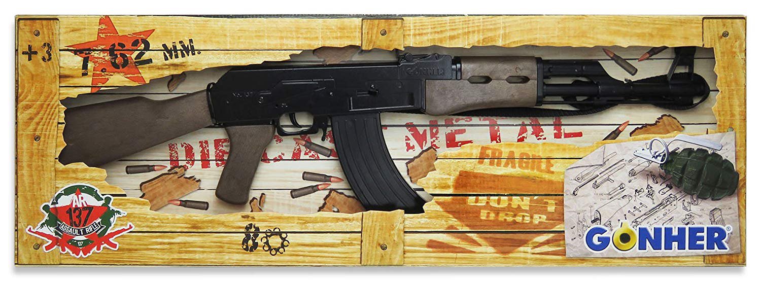 rifle asalto para niños