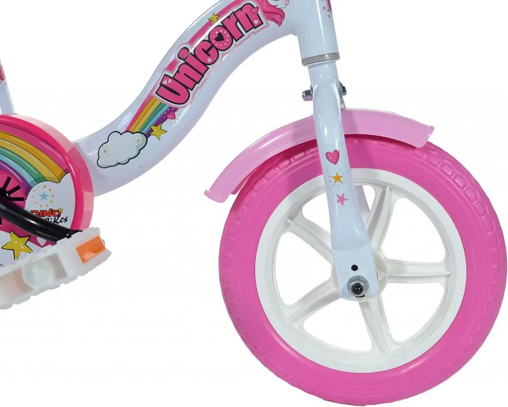 bicicleta para niño de 2 años unicornio 10 dino bikes