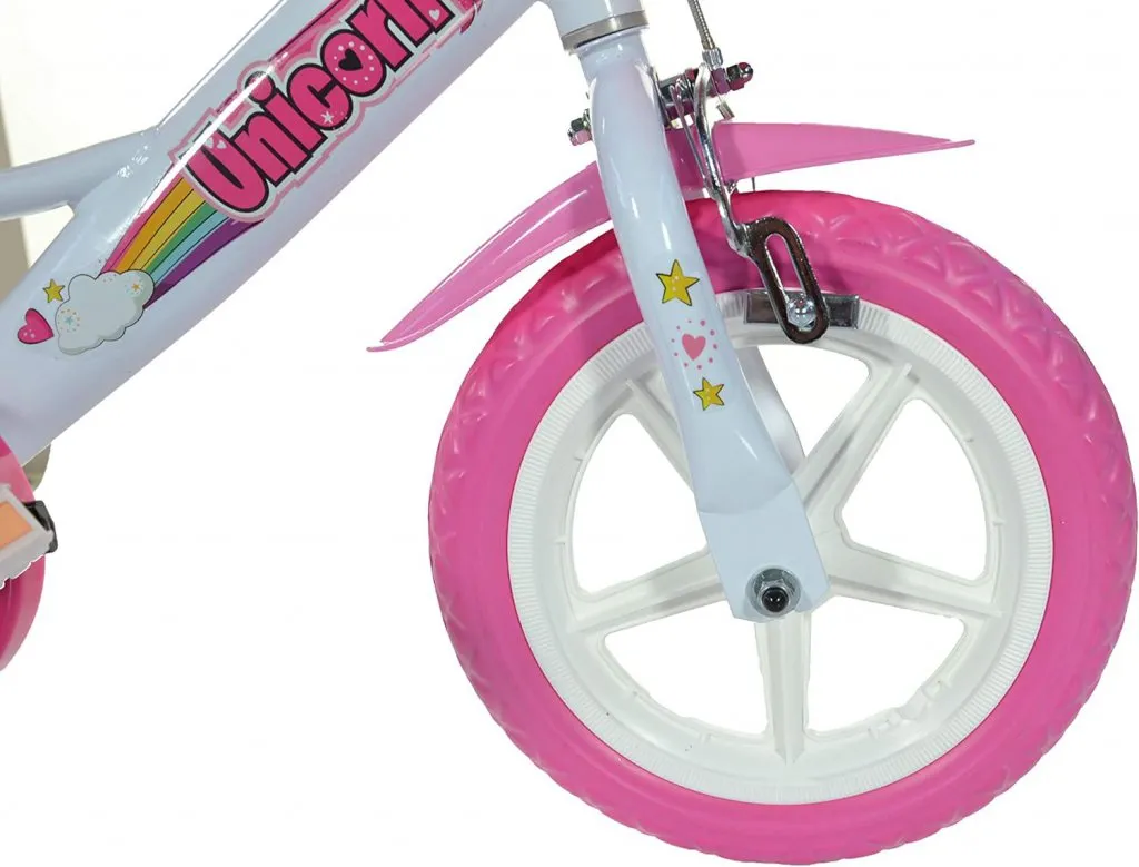 bicicleta para niña de 3 años Unicornio 12 dino bikes