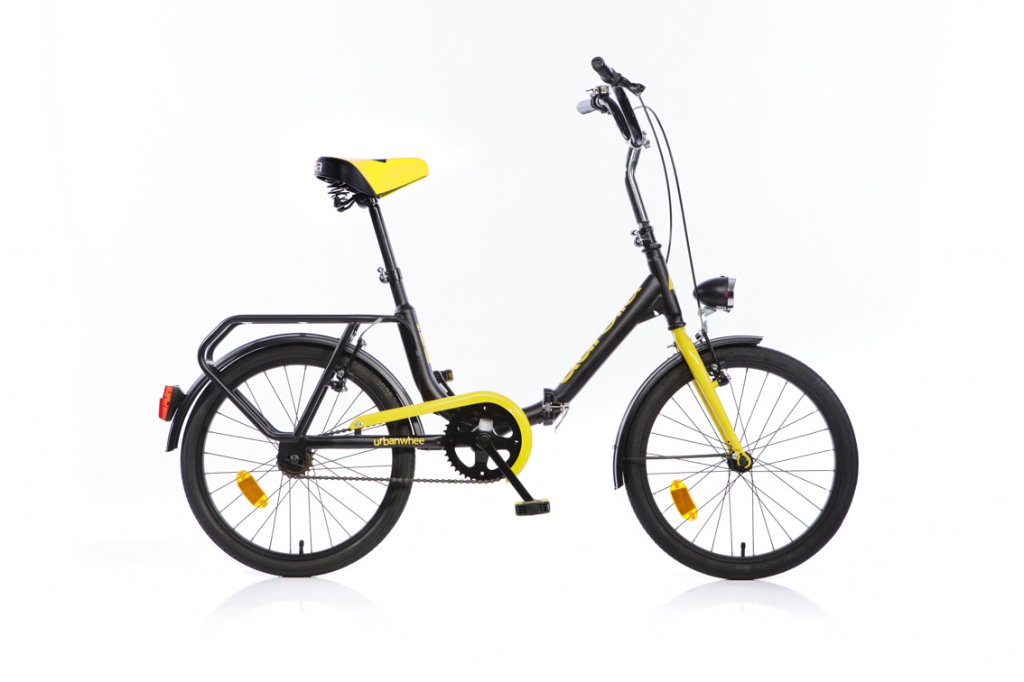 Bicicleta Plegable 20 pulgadas Negra