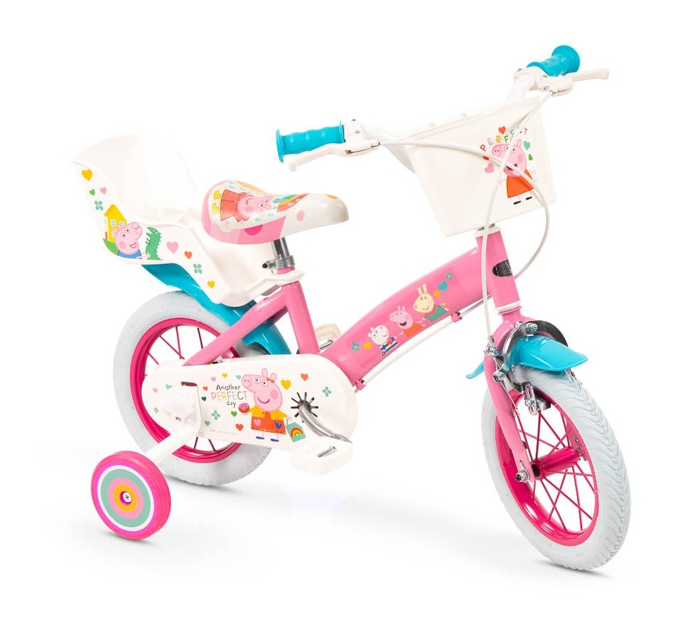 Bicicleta Peppa Pig Rosa 12