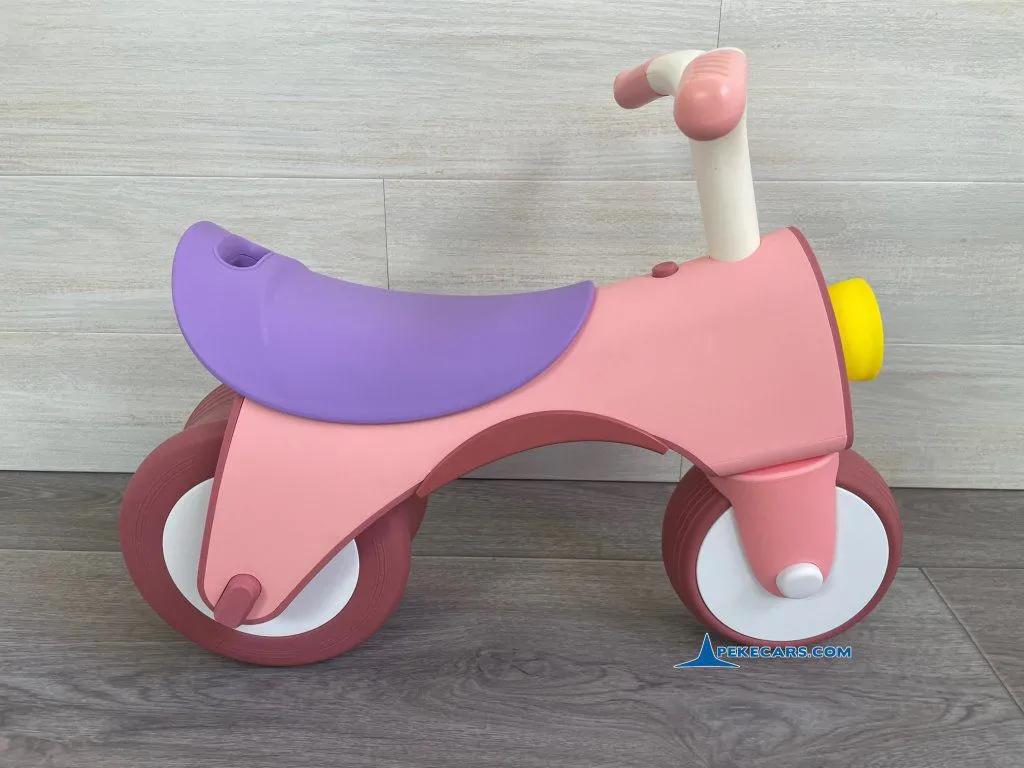 bicicleta con silla para niños evolutiva pekecars rosa