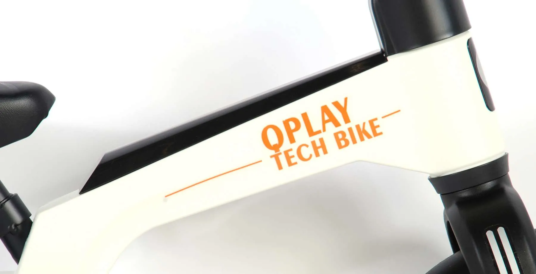 Bicicleta evolutiva QPlay Balance 10 pulgadas Blanca/Negra - logo