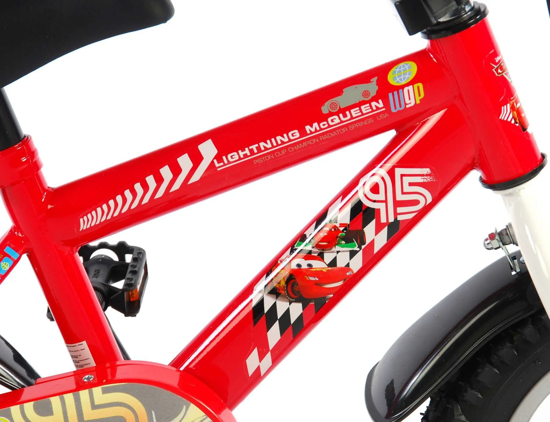 bicicleta para niña disney cars chicos 12 pulgadas - cuadro