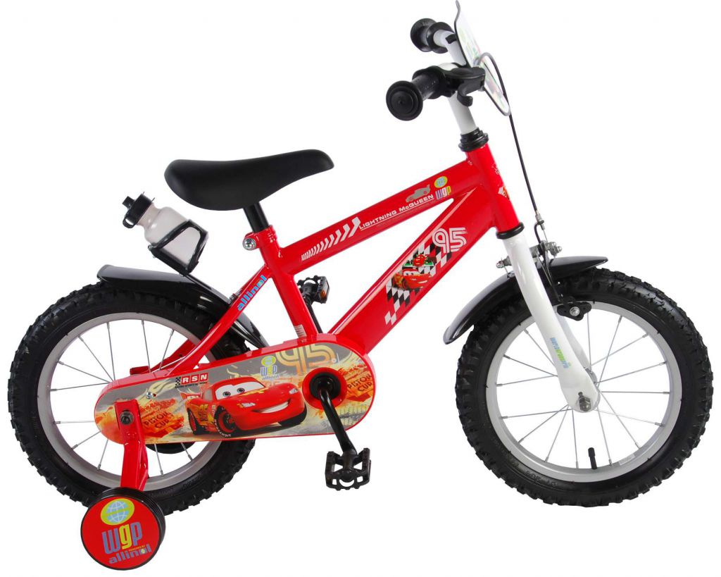 Bicicleta Infantil De 14 Pulgadas Con Ruedas Estabilizadoras - Para Niños 3-6 Años, Asiento Ajustable, Frenos Dobles