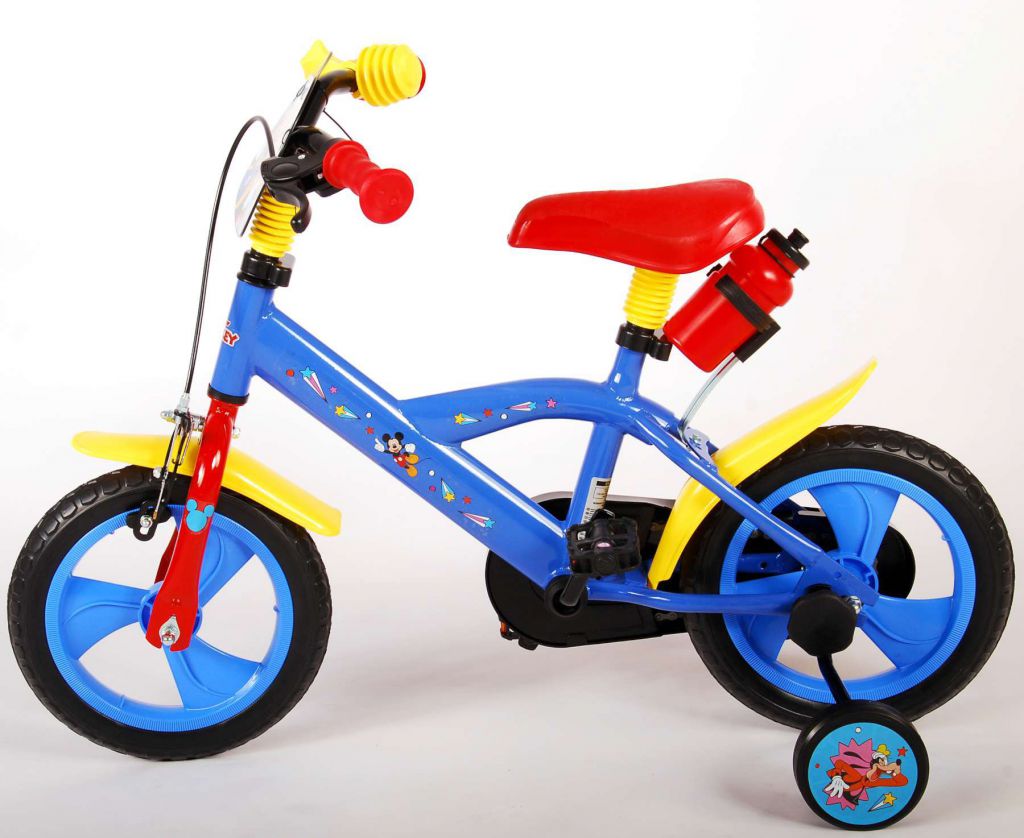 bicicleta para niñas disney mickey 12 pulgadas rojo