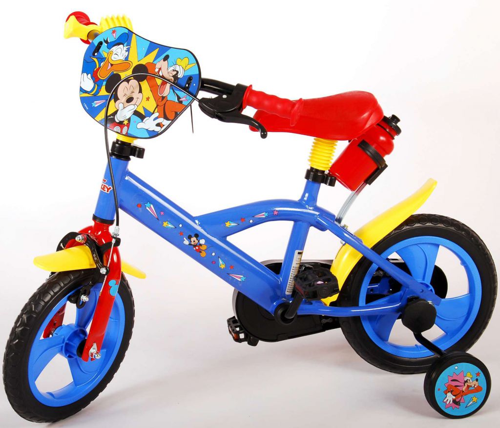 bicicleta para niña de 5 años disney mickey 12 pulgadas rojo