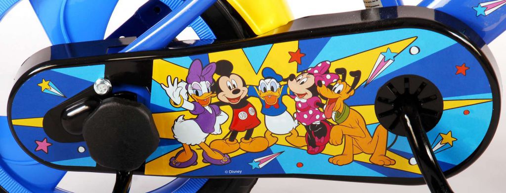 bicicleta con silla para niños disney mickey 12 pulgadas rojo