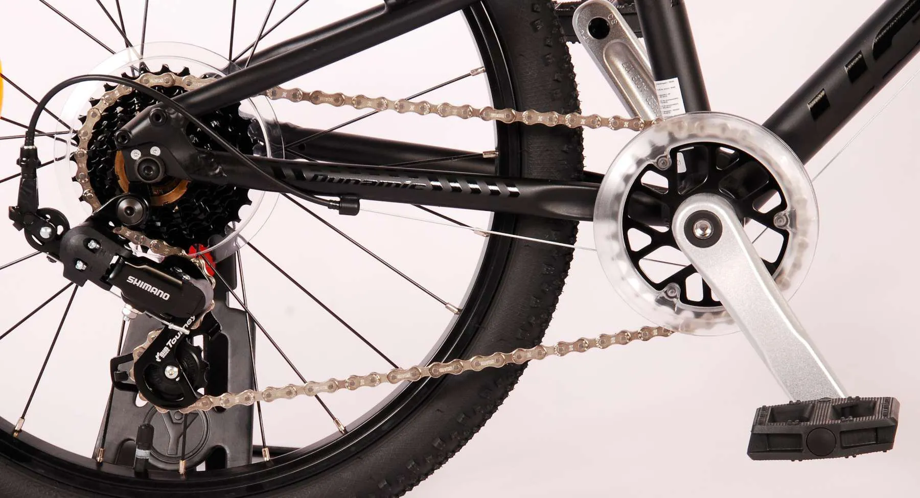 bicicleta con silla para niños dynamic chicos 24 pulgadas matt