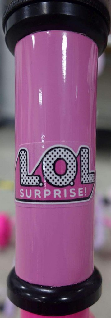 Bicicleta LOL Surprise 16 - pegatina LOL