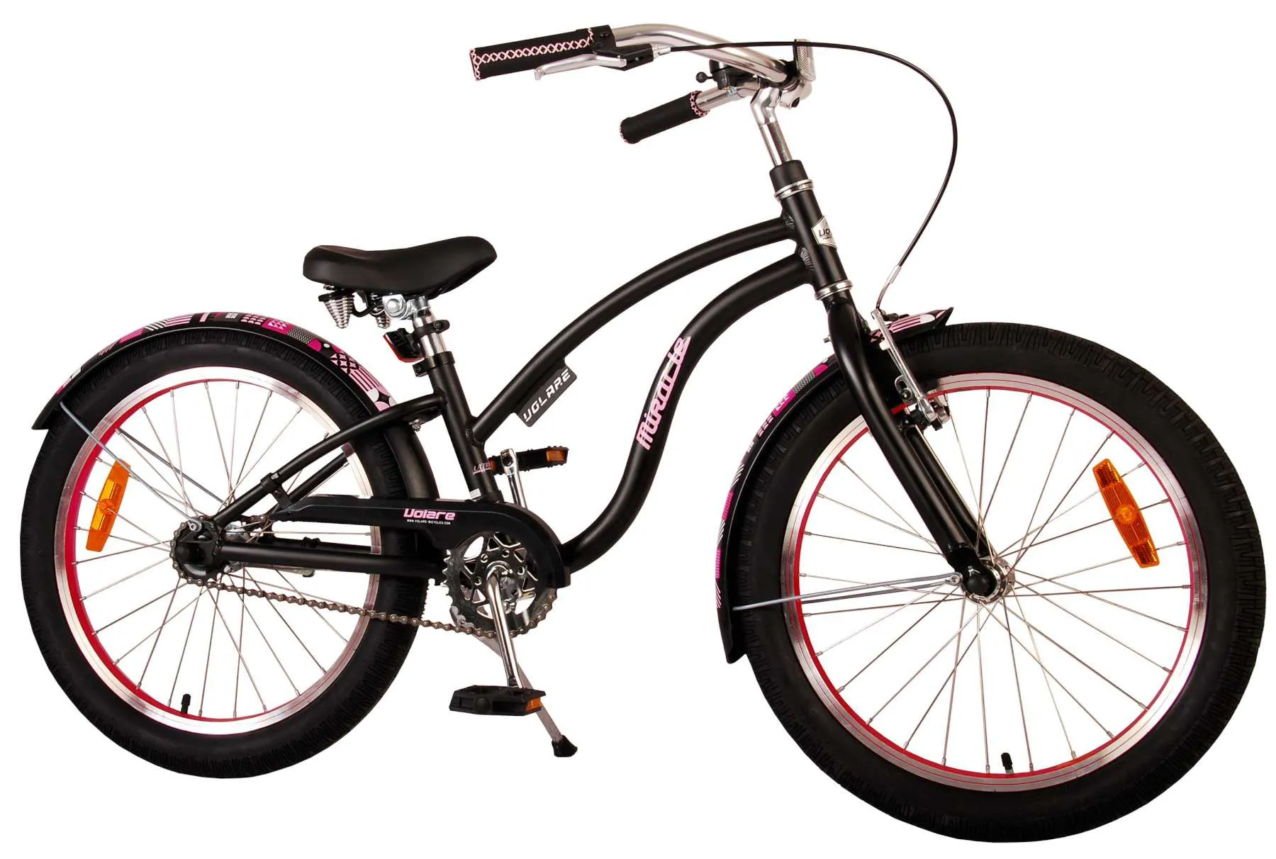 bicicleta para niños de 3 a 6 años miracle cruiser 20 pulgadas matt