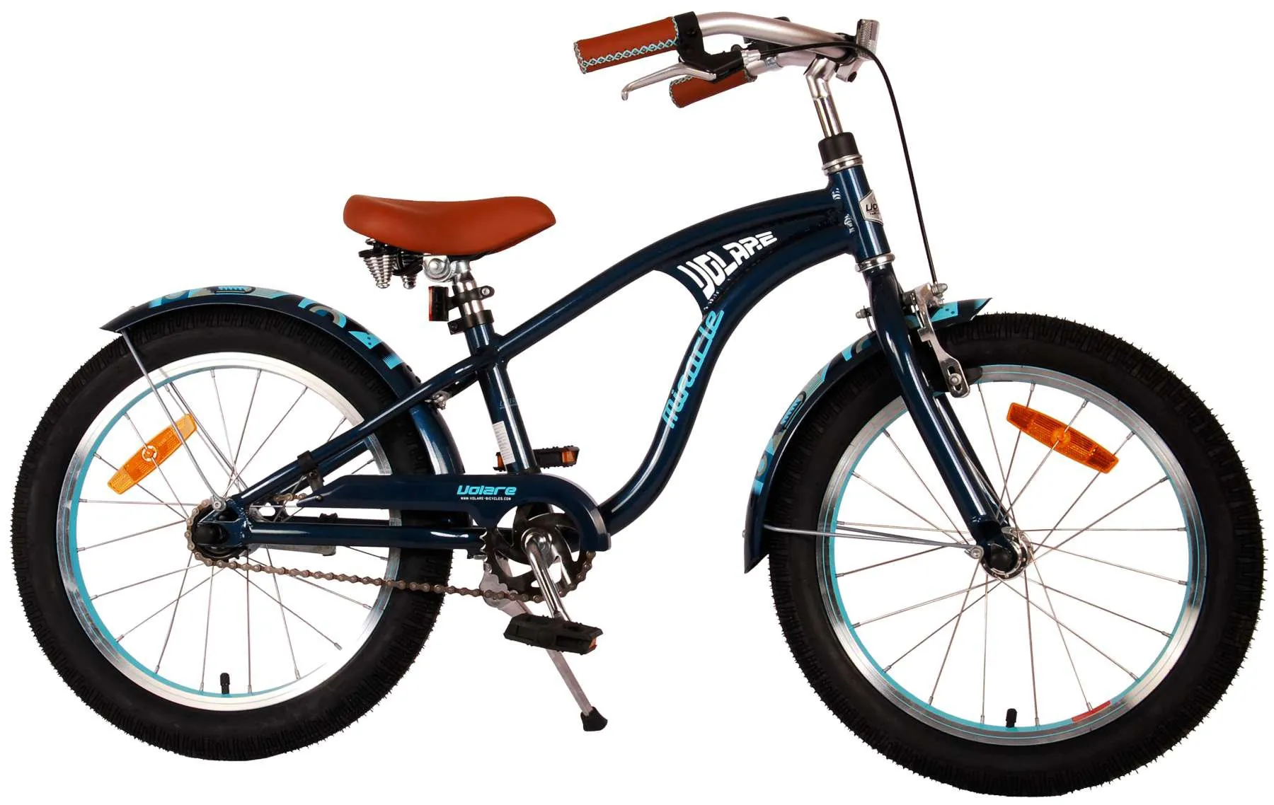 bicicleta para niños de 3 a 6 años miracle cruiser chicos 18 pulgadas