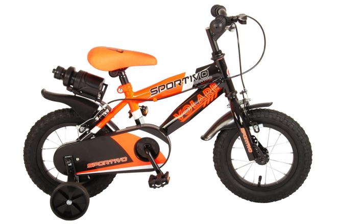 Bicicleta Sportivo 12 Neón Naranja/Negro