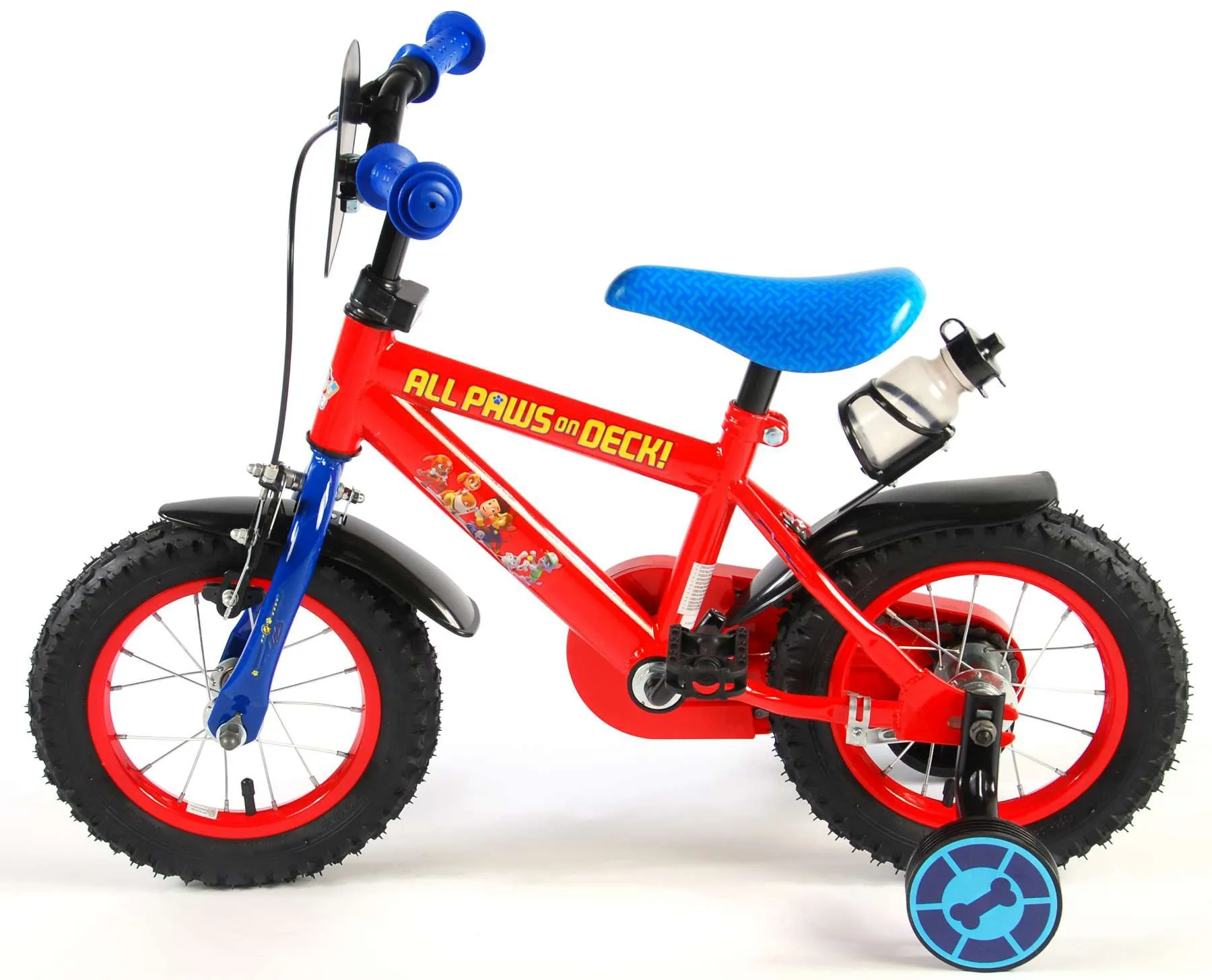 bicicleta para niño de 6 años paw patrol 12 pulgadas rojo