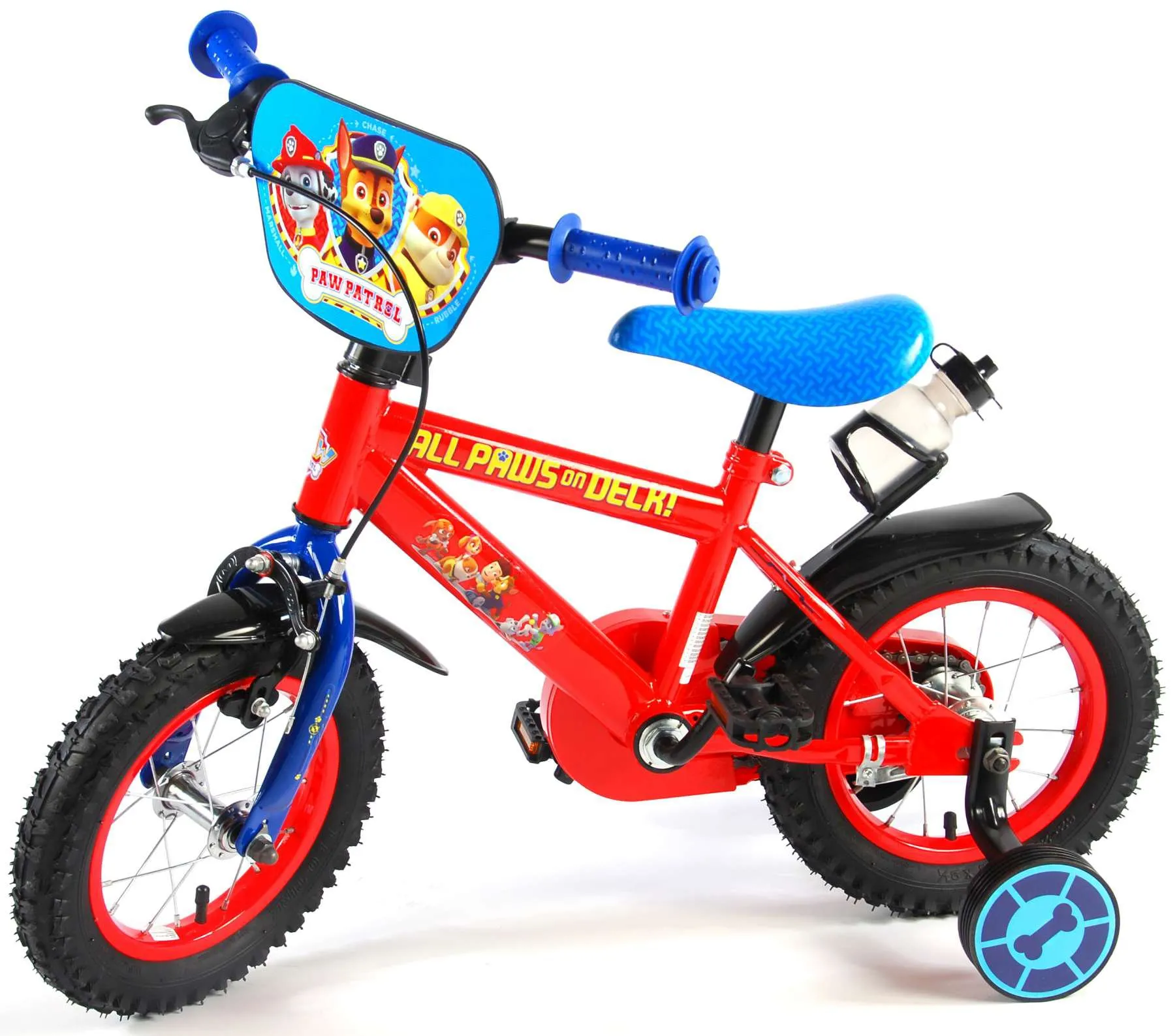 bicicleta para niñas paw patrol 12 pulgadas rojo