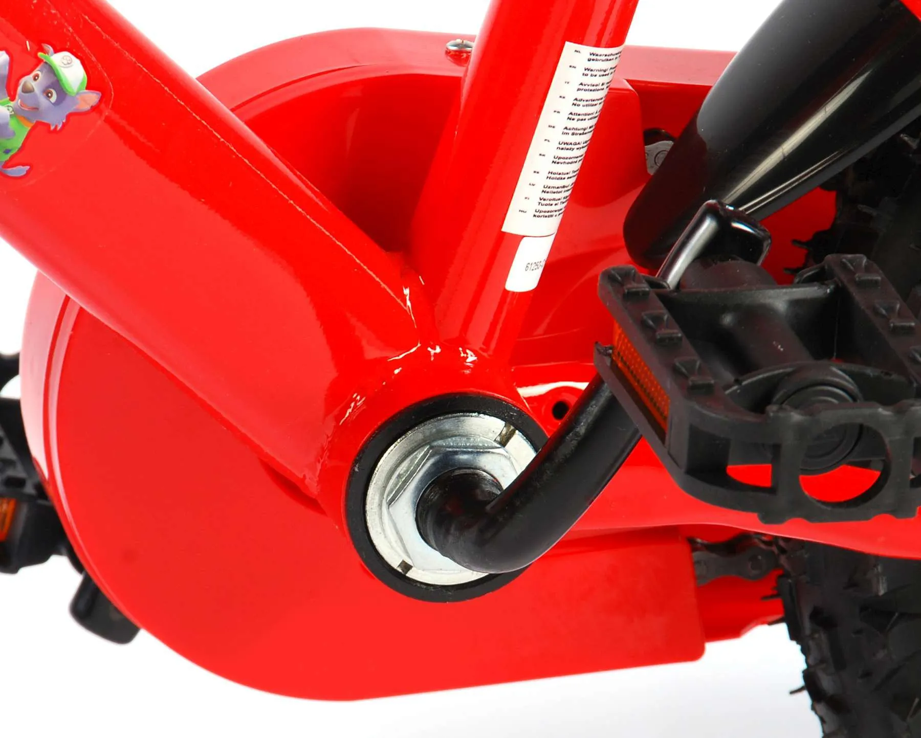 bicicleta para niña de 5 años paw patrol 12 pulgadas rojo