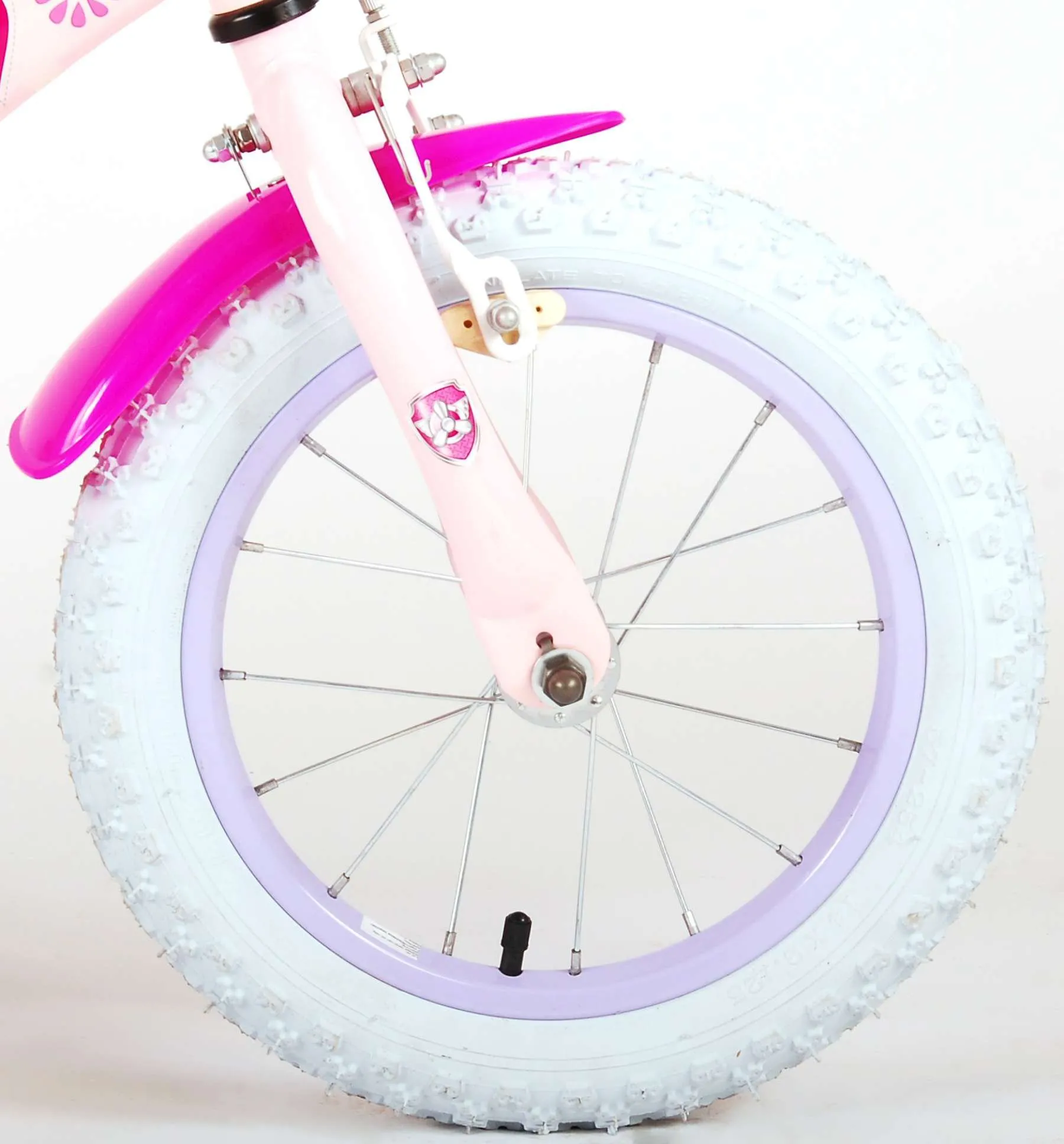 bicicleta para niña de 6 años paw patrol 14 pulgadas rosa
