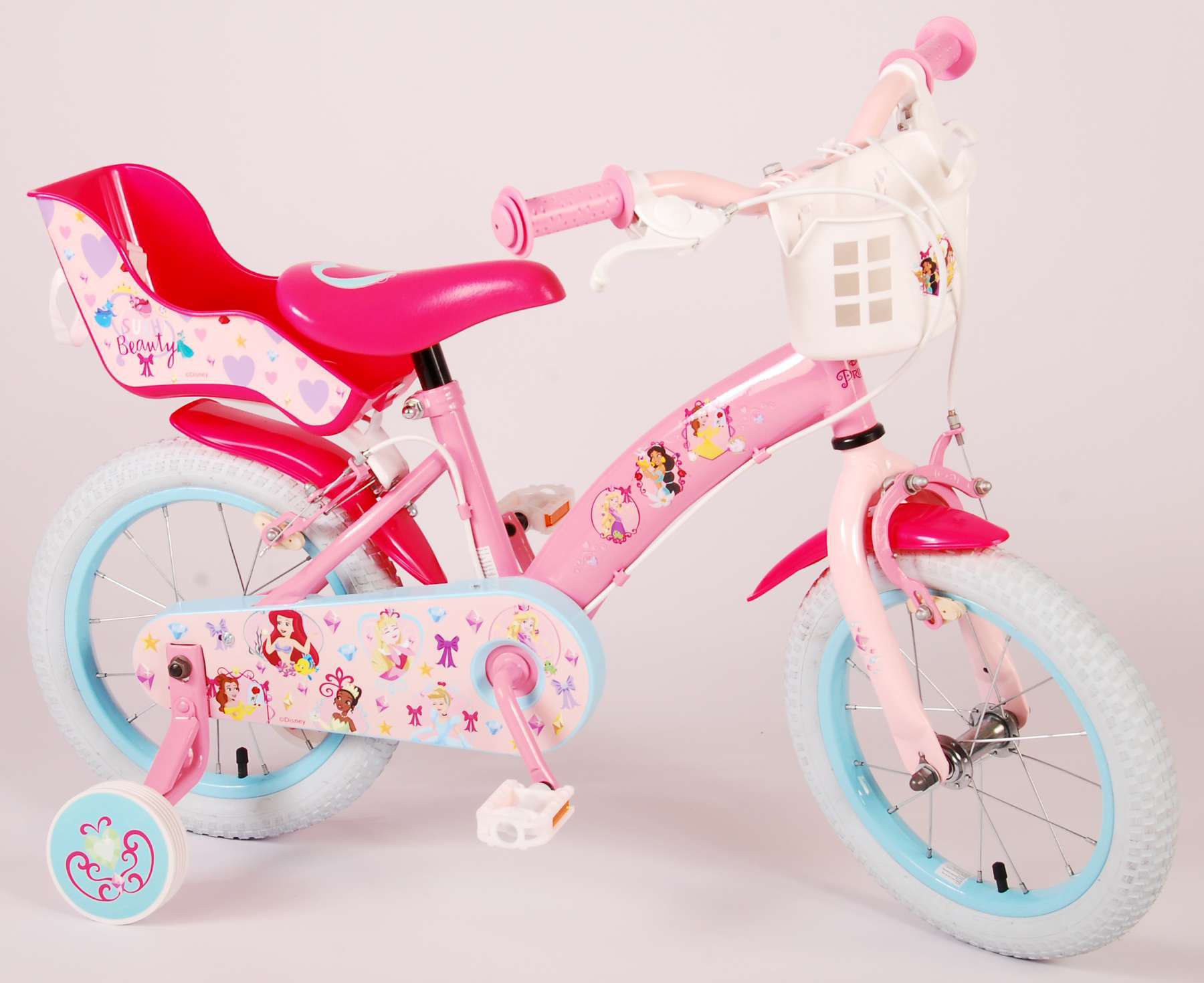 bicicleta para niños princesas disney 14 pulgadas rosa