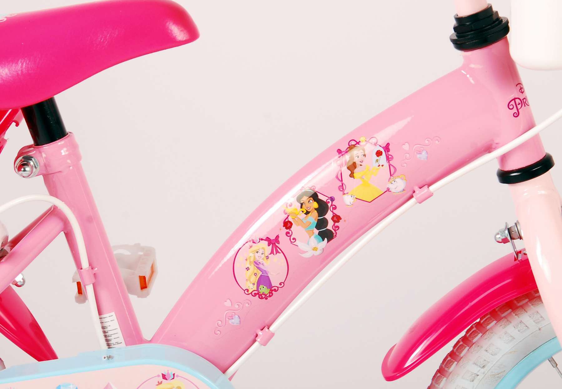 bicicleta para niña princesas disney 14 pulgadas rosa