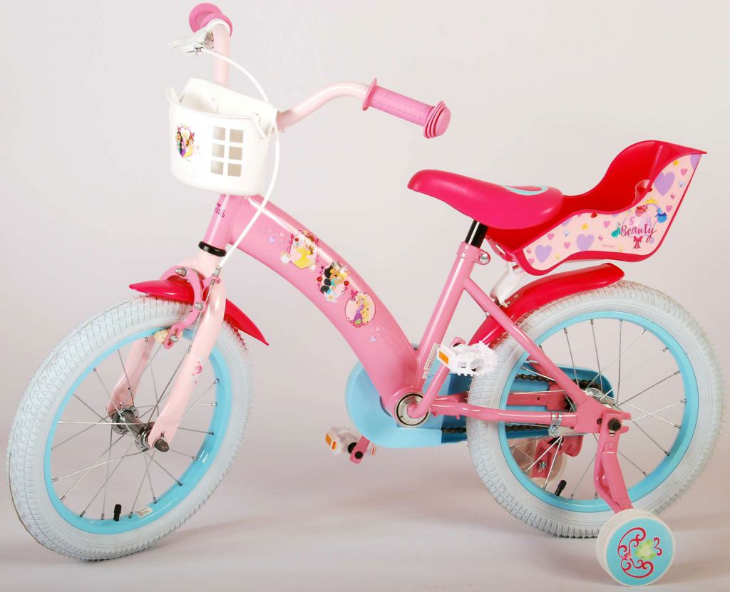 bicicleta para niña de 5 años princesas disney 16 pulgadas rosa