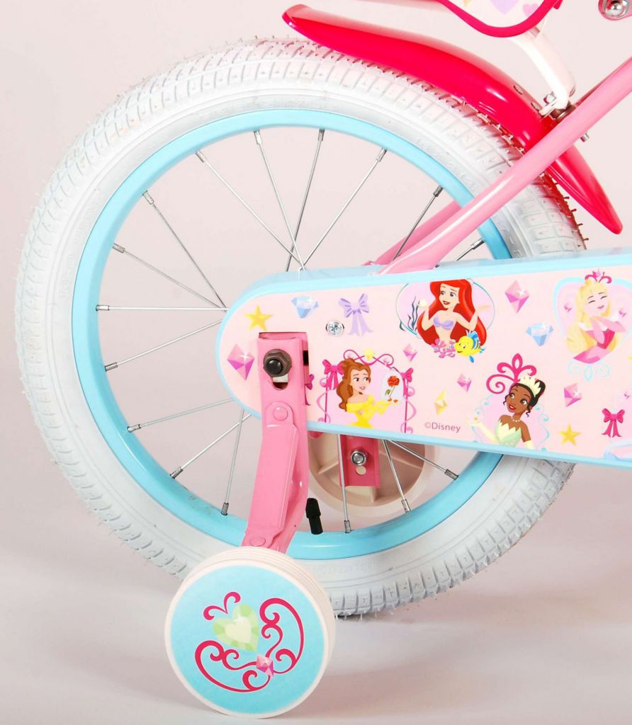 bicicleta para niña de 6 años princesas disney 16 pulgadas rosa