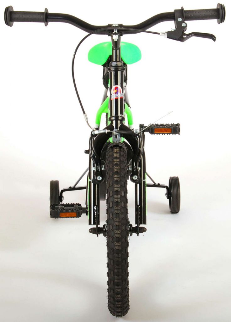 bicicleta para niño de 5 años sportivo 16 pulgadas neon verde - frontal