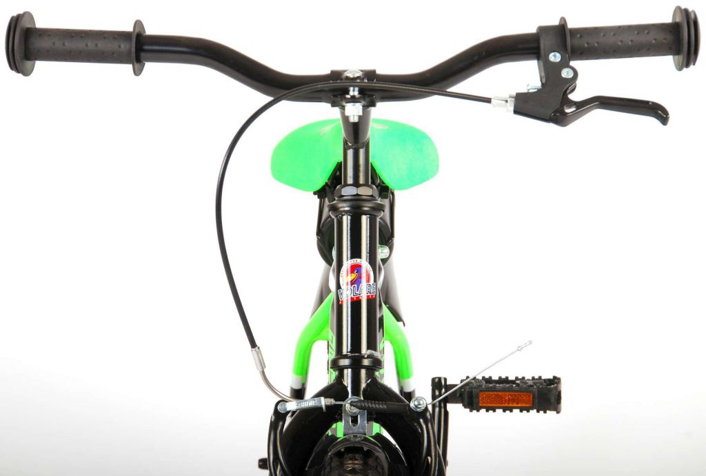 bicicleta para niño de 6 años sportivo 16 pulgadas neon verde - manillar