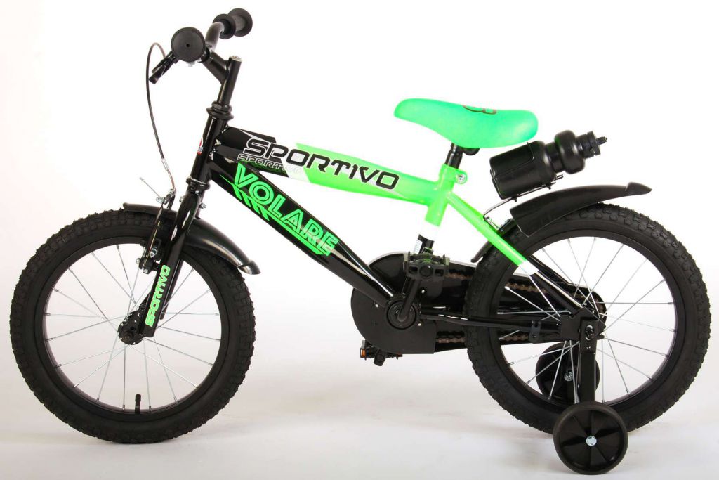 bicicleta para niñas sportivo 16 pulgadas neon verde