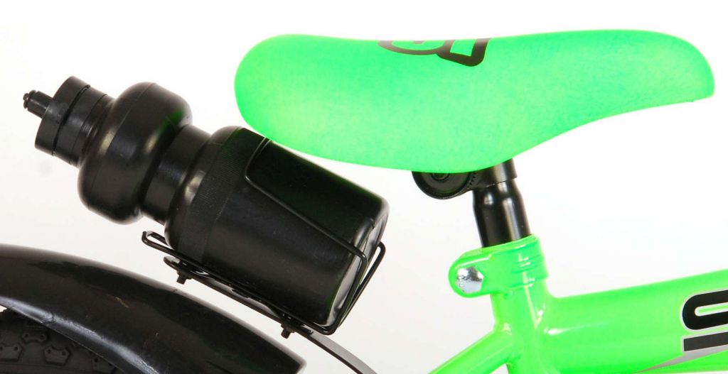 bicicleta para niña de 3 años sportivo 16 pulgadas neon verde - botella