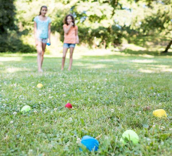 petanca blanca en el exterior
