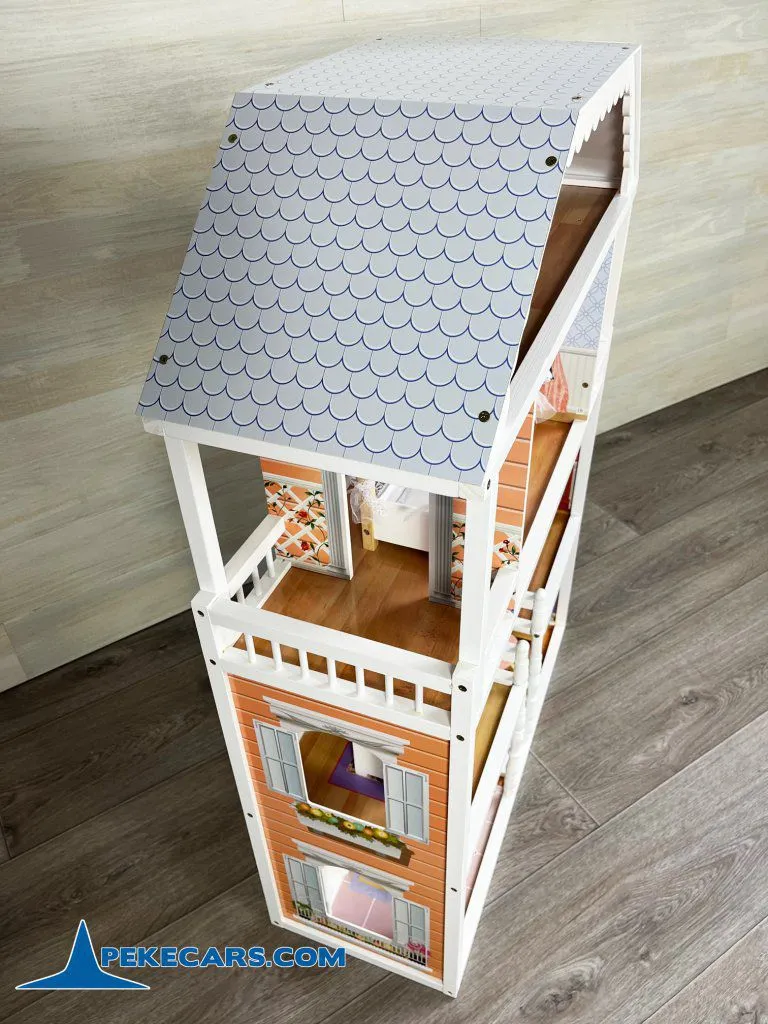 casa de muñecas campo luces