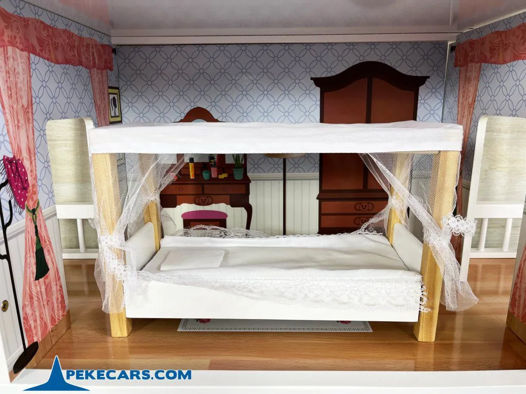 casa de muñecas para niñas campo luces