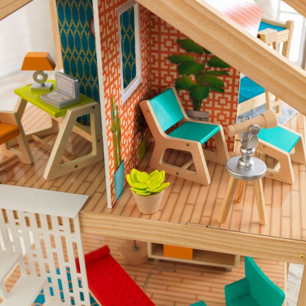 Detalle parte superior de kidkraft mansion so stylish 65199
