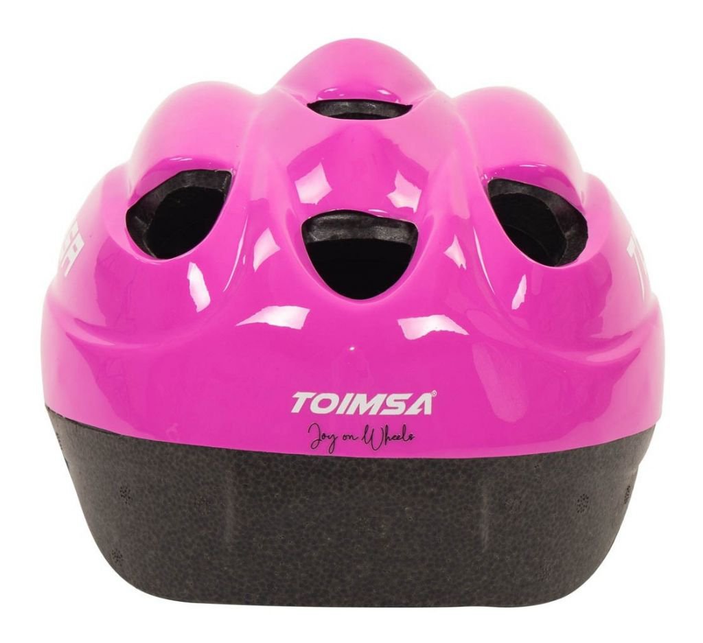 Casco Infantil Bicicleta Toimsa rosa parte trasera