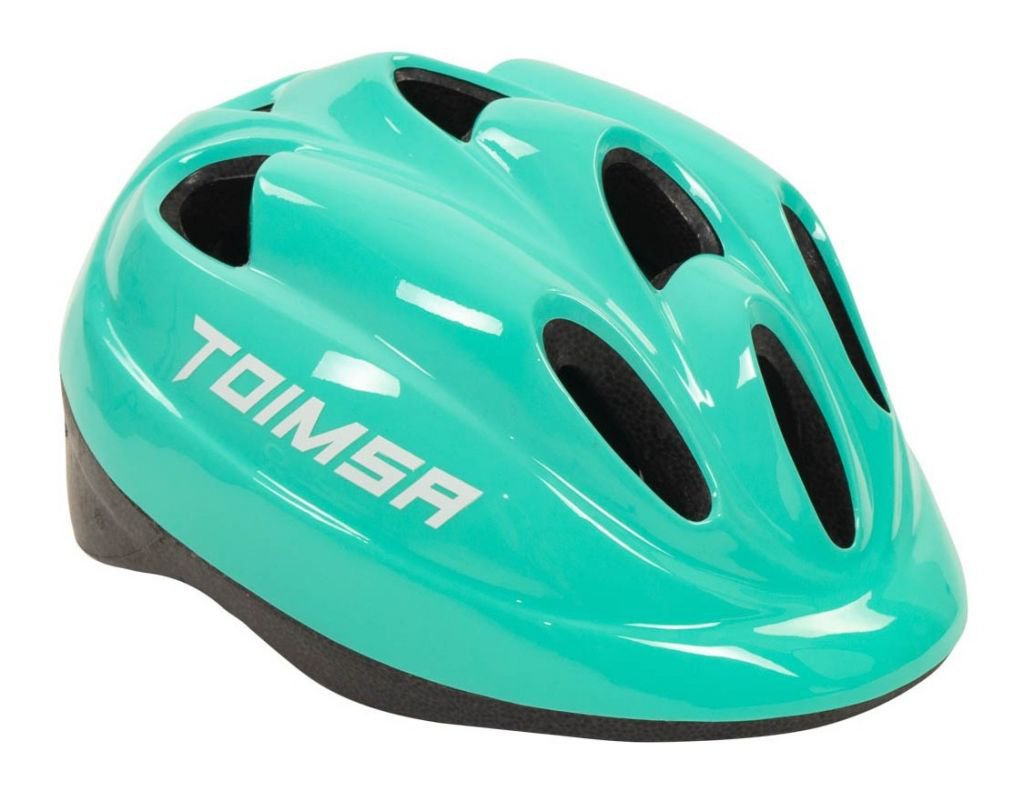 Casco Infantil Bicicleta Toimsa verde perspectiva