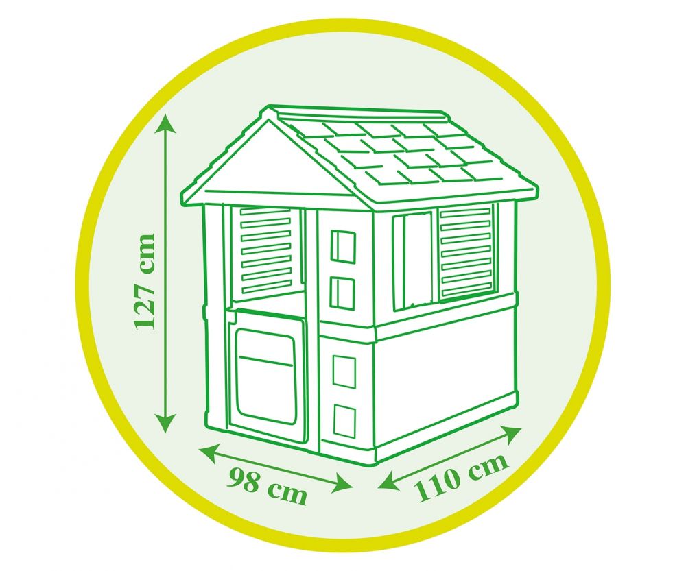 CASITA PRETTY HOUSE SMOBY - medidas