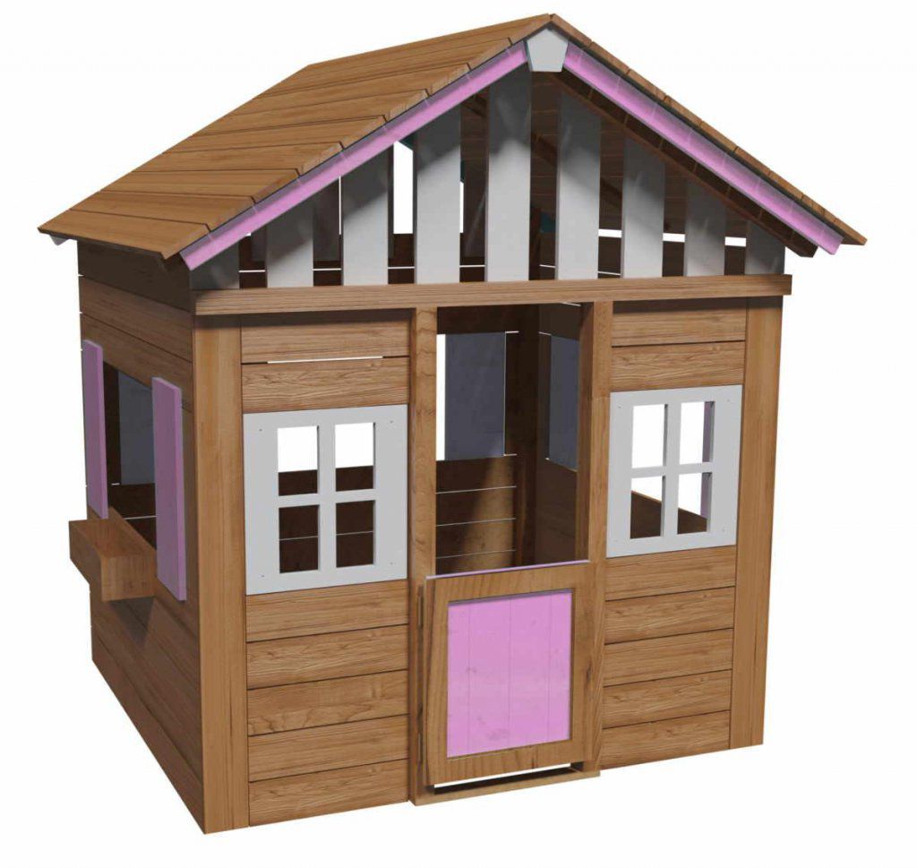 Casita de madera Masgames Lollipop Rosa XL