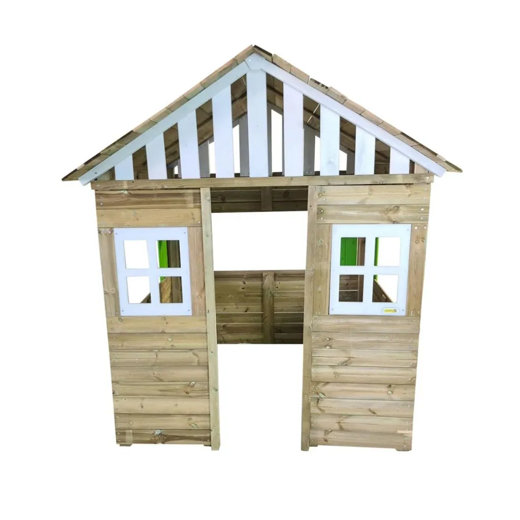 Casita de madera Masgames Lollipop Verde XXL Horeca - frontal