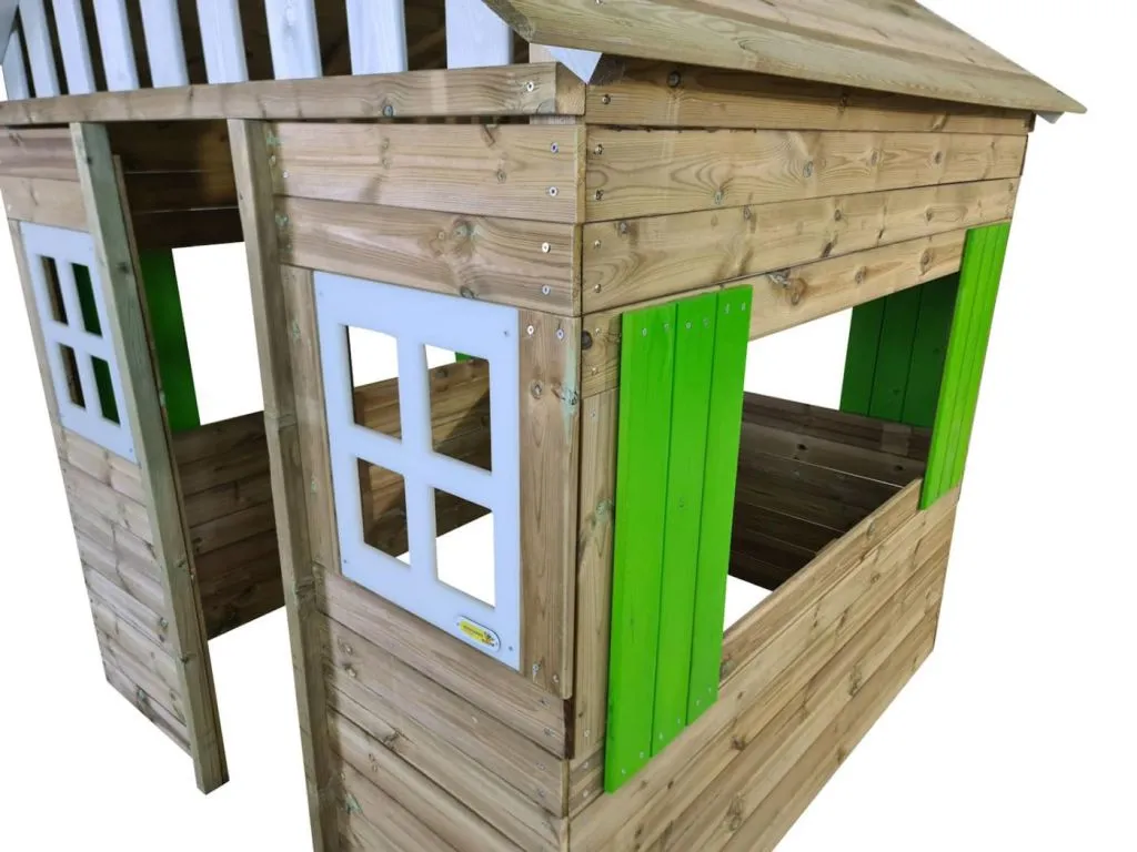 Casita de madera Masgames Lollipop Verde XXL Horeca - ventana
